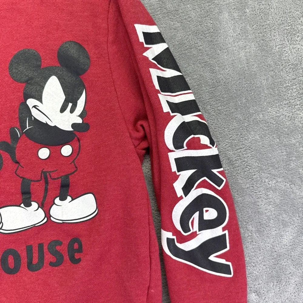 Vintage 90's Disney Mickey Mouse‎ Club Emotions Red Sweatshirt Sz XL (15/17)